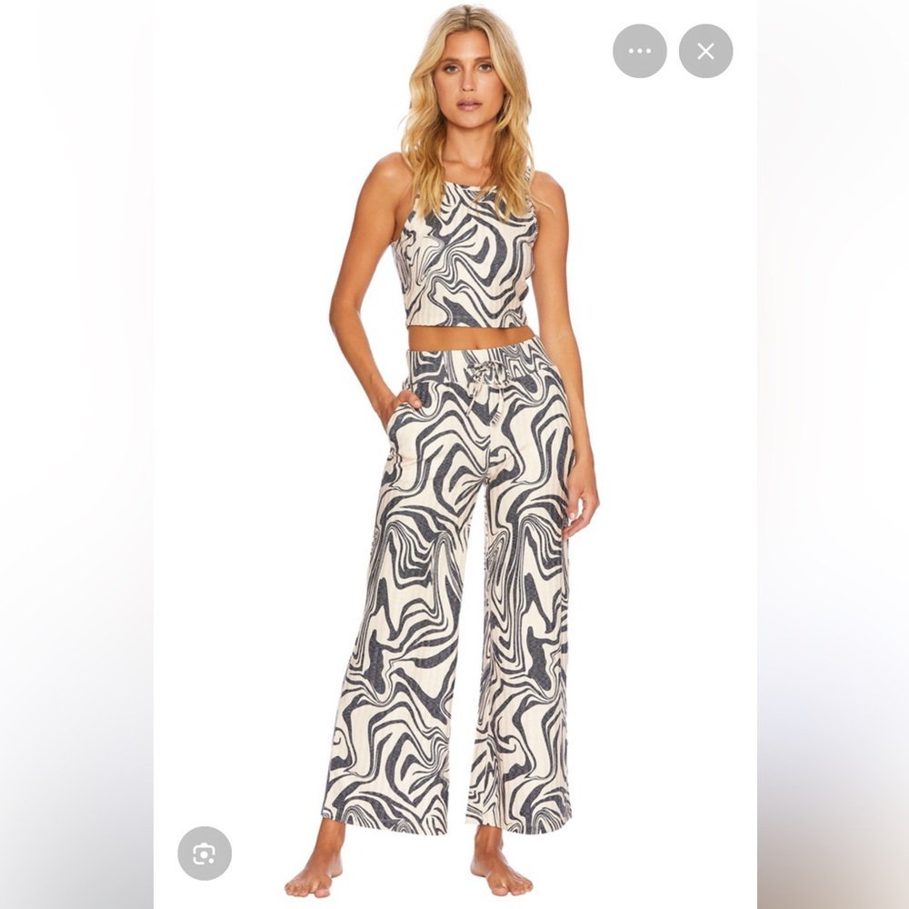 Beach Riot Caylee Pants in Psychedelic Swirl size S